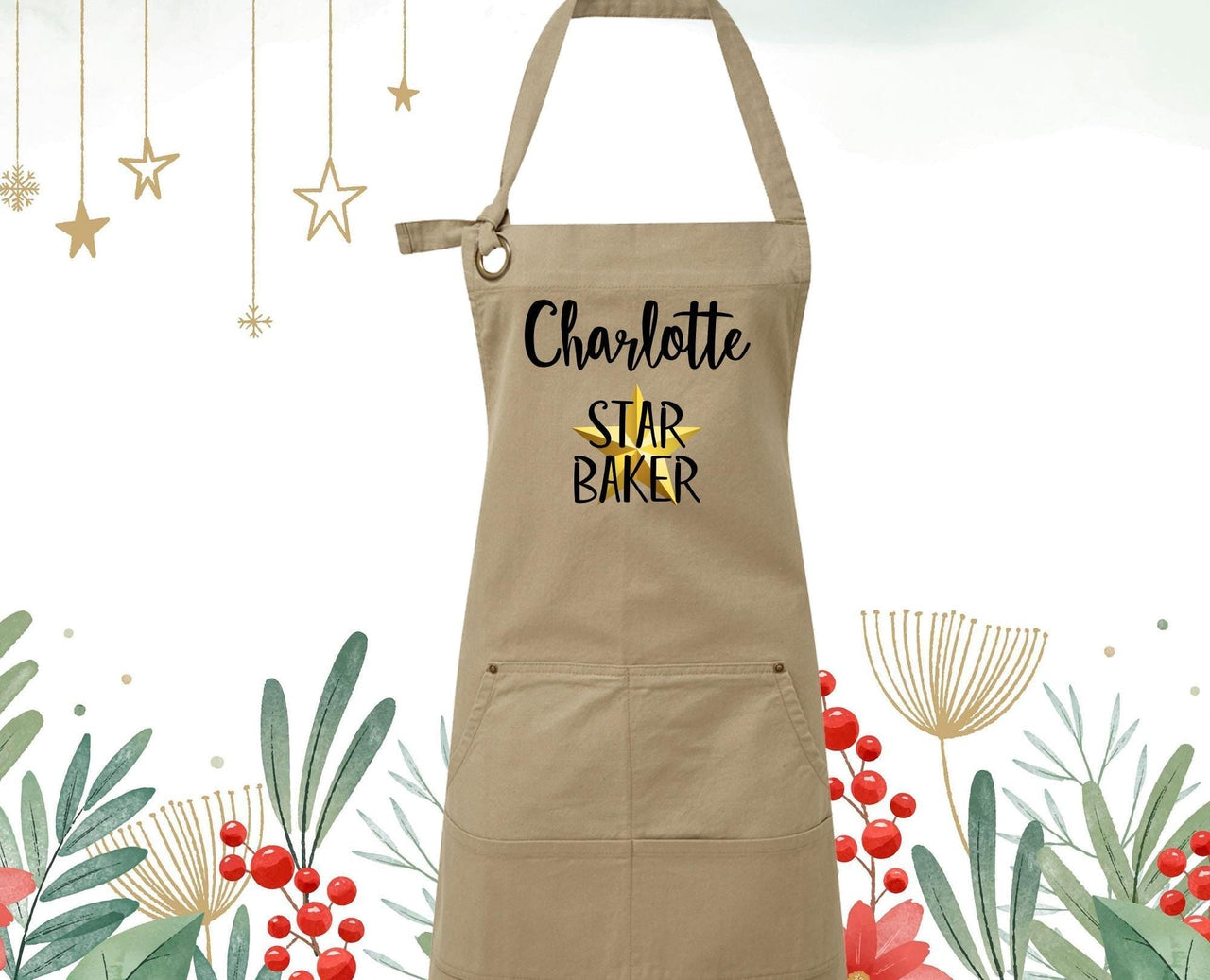 Star Baker Canvas Apron - Lismore Boutique - Apron_With_Pockets