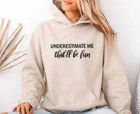 Thumbnail for Underestimate Me - Lismore Boutique - Hoodie - activist_hoodie