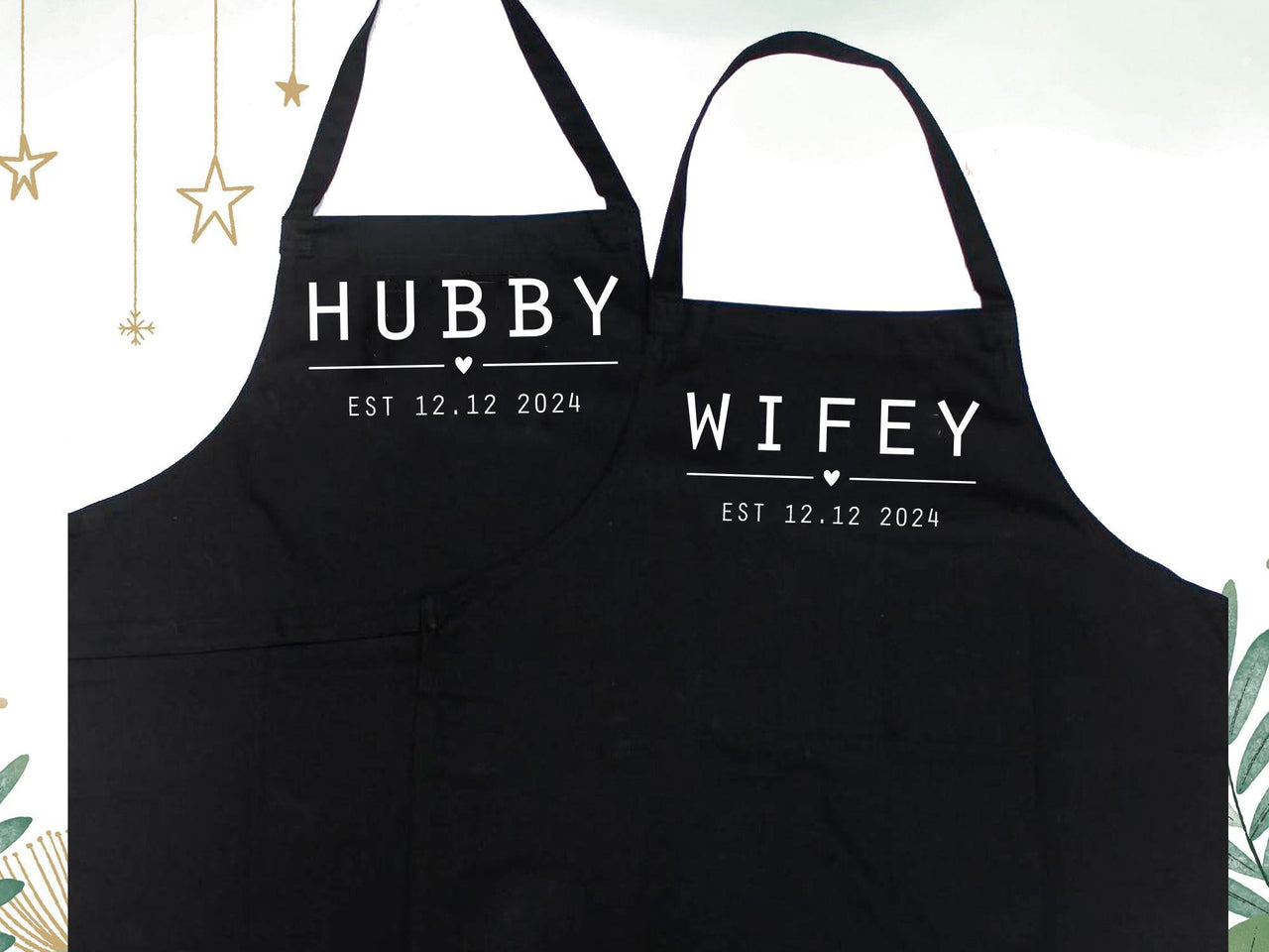 Wifey Hubby Apron - lismoreboutique - baking_apron