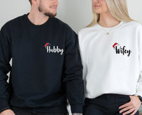 Thumbnail for Wifey Hubby Christmas Sweater - lismoreboutique - Sweatshirt - christmas_Sweatshirt